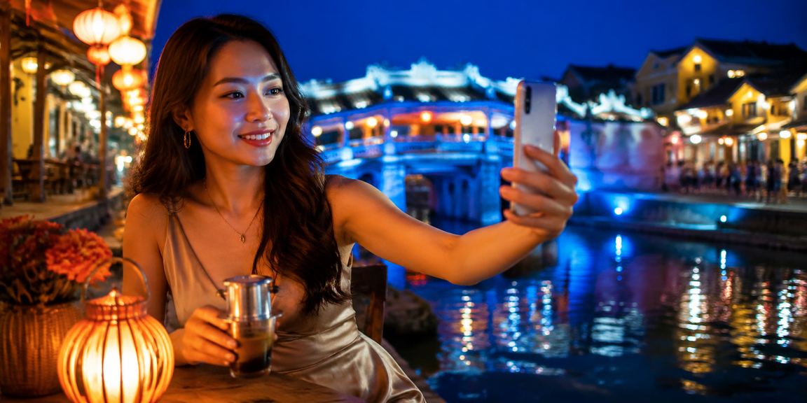 Người chơi nhận thưởng tại Hội An trong không gian casino di động